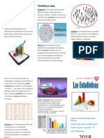 Triptico ESTADISTICAS MATEMATICAS