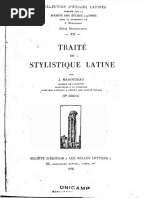 [Jules Marouzeau] Traité de Stylistique Latine