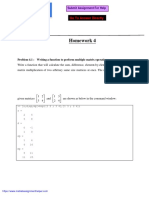 Matlab Assignment Sample 4