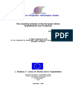 The Recycling Industry in The European Union - Impediments and Prospects