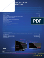 Especificacoes Serie 3330 LED3330 32