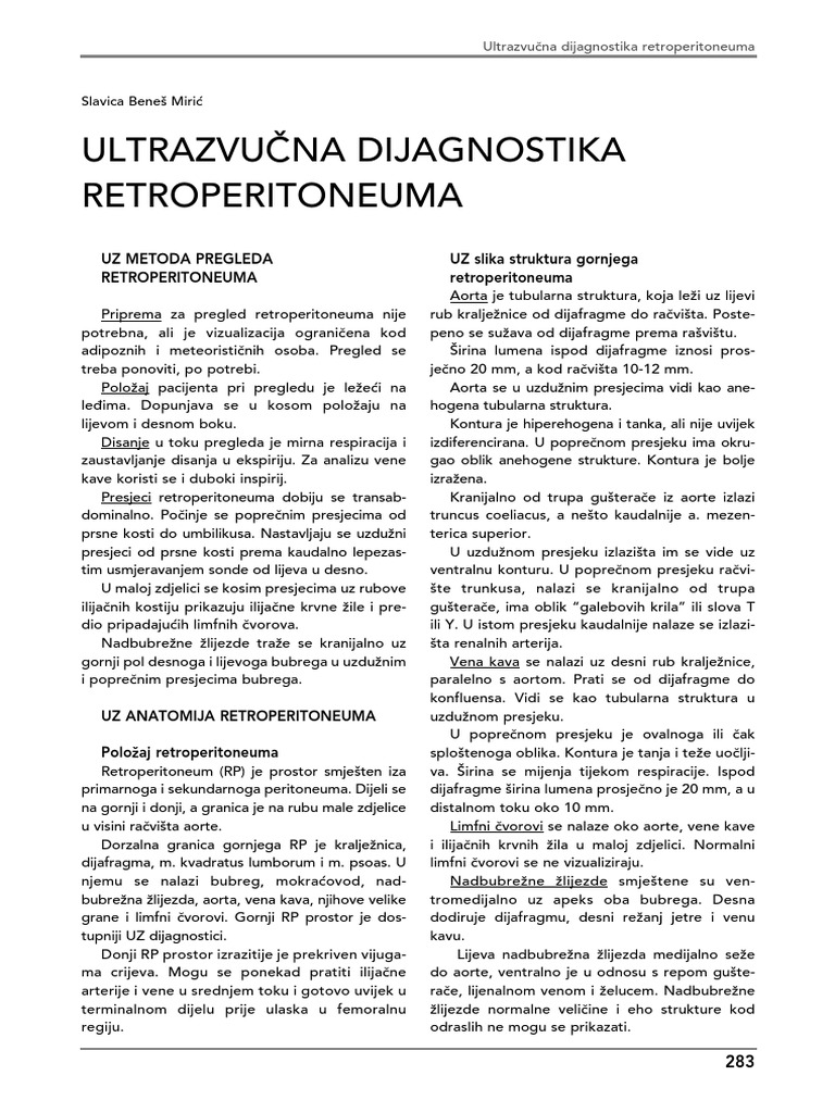 08 - Retroperitoneum | PDF