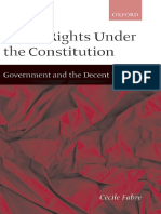 Social Rights Under The Constitution: Government and The Decent Life