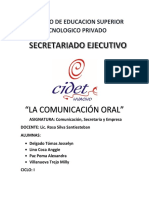 Monografia de La Comunicacion Oral