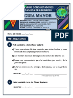 Tarjeta Auxiliar de Guias Mayores - Wildcats