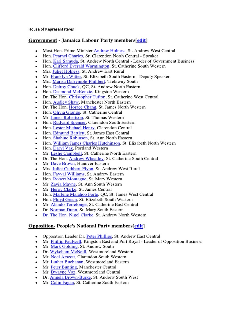 House of Representatives | PDF