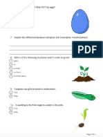 Life Cycle of Plants and Animals 2