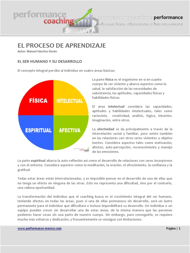 Proceso de Aprendizaje | PDF | Conocimiento | Creatividad