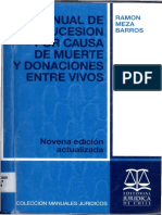 manual de la sucesión por causa de muerte.. Ramón Meza Barros.pdf