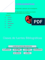 Fuentes Bibliograficas