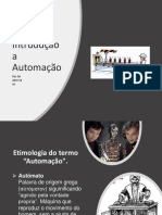 Histórico da Automação e sua Analogia com o Corpo Humano