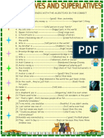 Comparatives and Superlatives Grammar Drills 