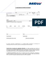 MRW Autorizacion Recogida Oficina PDF