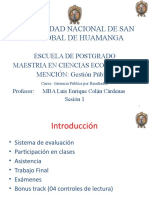 1gerencia Publica Por Resultados Sesion 1 Introducccion, Planeamiento Estrategico, Fundamentos de La Gerencia Publica