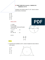 Tema X, y y Z Turno Tarde 2018 Geometria Ranking n06 Semianual 010718