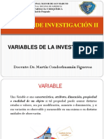 Variable y Operacionalización