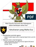 Nilai Filosofis Pancasila Dan Kebangsaan Dalam Kehidupan Sehari-hari