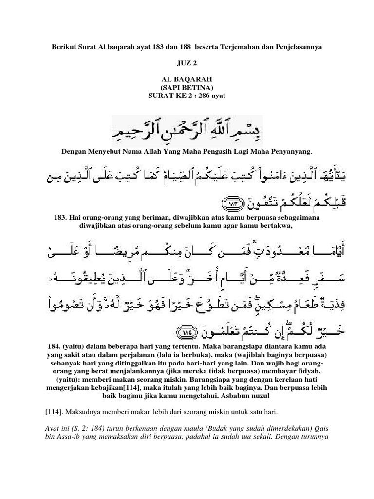 Download 73+ Contoh Surat Al Baqarah Sapi Betina Terbaru Gratis