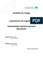 Trabajo Práctico Análisis de Riesgo