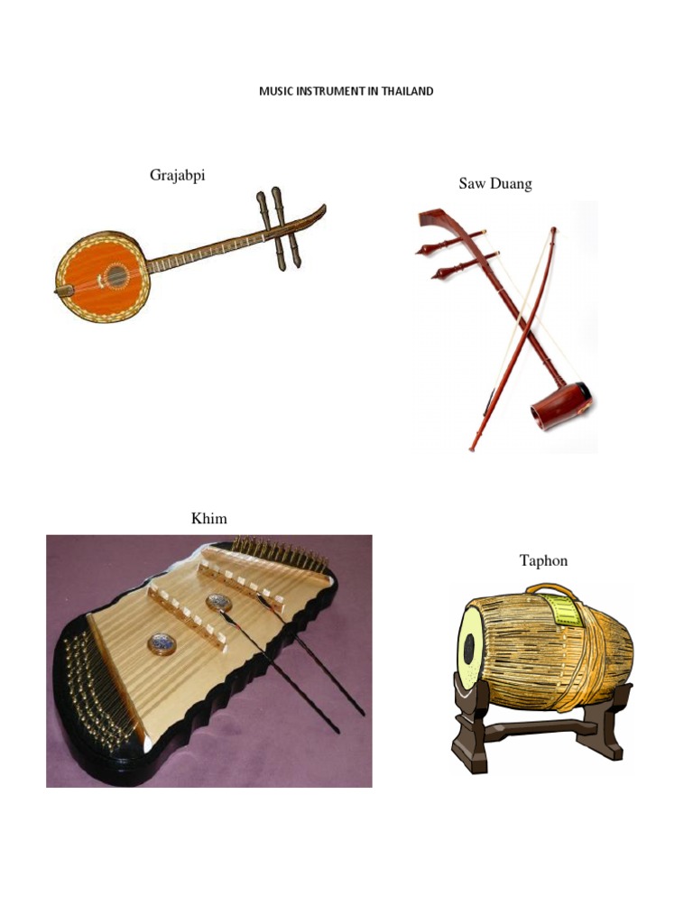 Music Instrument in Thailand | PDF