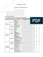 Planificación de Estudio