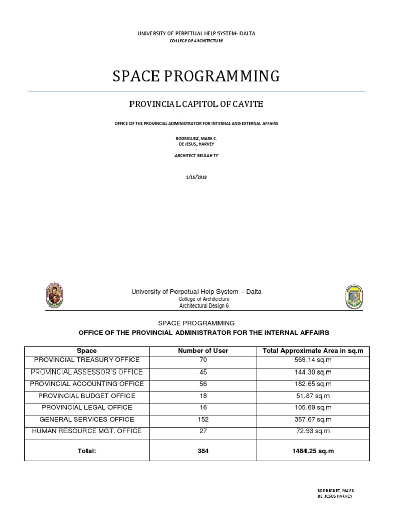 Space Programming | PDF | Carpentry | Accounting