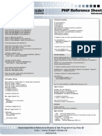 PHP Advanced Reference Sheet