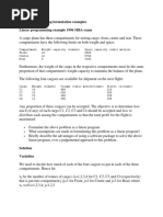 Linear Programming Formulation Examples