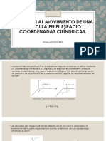 Extensión Al Movimiento de Una Partícula en El