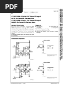 CD4001BM/CD4001BC Quad 2-Input NOR Buffered B Series Gate CD4011BM/CD4011BC Quad 2-Input NAND Buffered B Series Gate