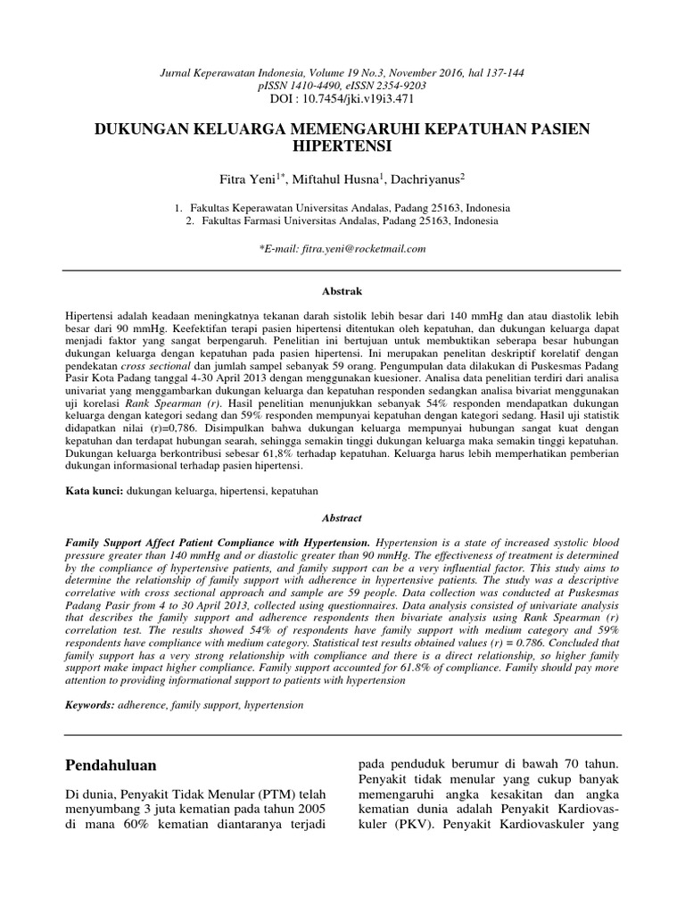 Jurnal Dukungan Keluarga | PDF
