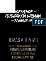 Workshop Fotografía Urbana