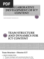 Collaborative Development of ICT Content