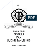 Buku - Pancasila & UUD NRI 2018