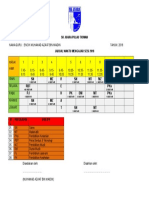 Jadual Persendirian 2018