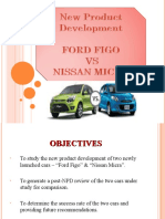 New Product Development Comparison of Figo &amp; Micra