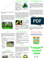 Triptico Sobre Areas Verdes