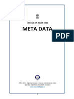 Metadata Census 2011