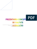 4.prezentarea Conceptului de Calitate A de Educatie