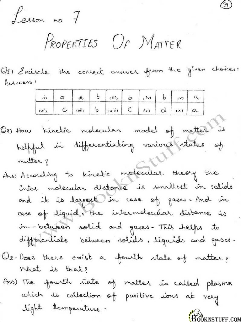 Class 9th Physics Notes Chapter 7 Lahore Board Punjab Text Book | PDF