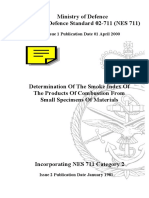 NES 711 Determination of The Smoke Index of The Products of Combustion From Small Specimens of Materials Category 2 PDF