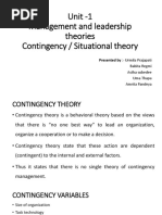 Contingency Theory Final