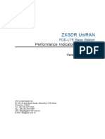 ZXSDR UniRAN FDD-LTE (V3.20.50) Performance Indicator Reference - 660665