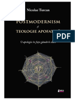 Turcan 2014 Postmodernism Și Teologie Apofatic PDF