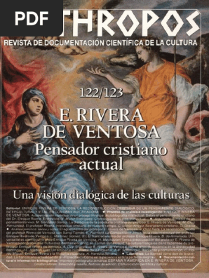 E Rivera De Ventosa Pensador Cristiano Actual Vvaa - 