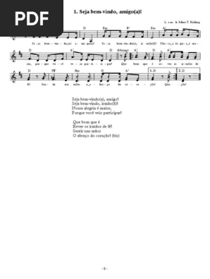 Canto De Acolhida Seja Bem Vindo Seja Bem Vindo Amigo