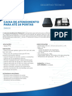 Caixa de Atendimento FTTH Cto 3 Network Lançamento Brasil