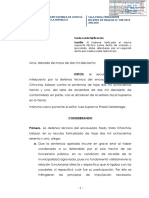 R.N. #308-2018-Áncash - Inadecuación Típificación Humprey