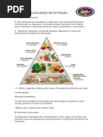 Especialidade de Nutrição