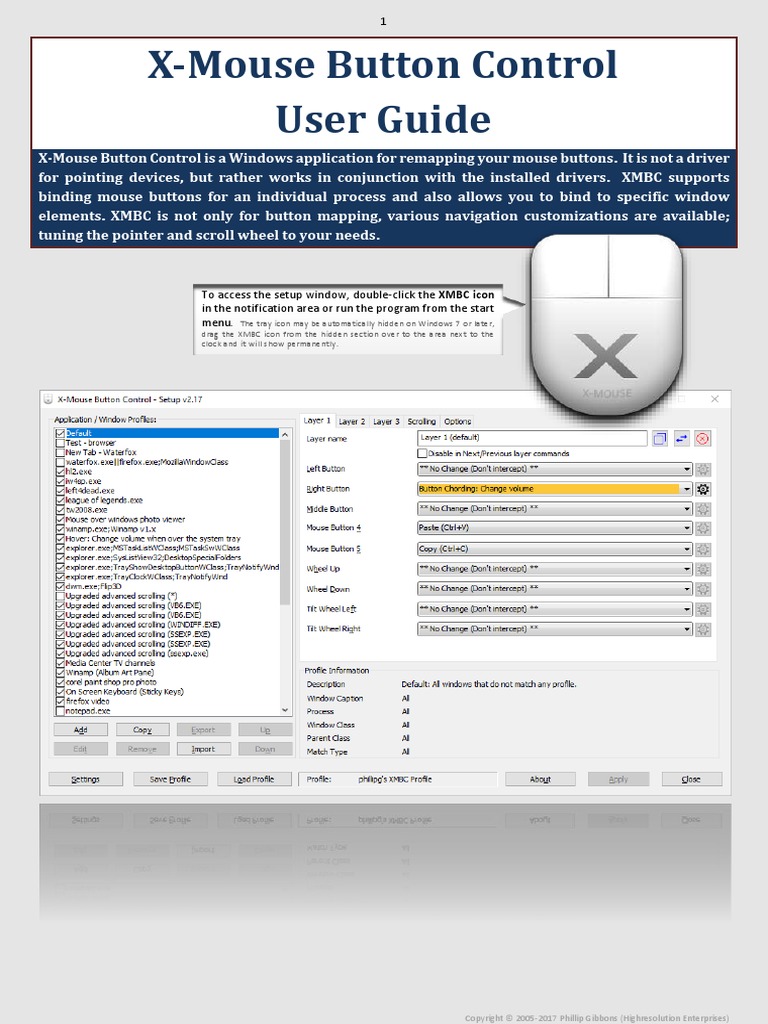 X-Mouse Button Control User Guide PDF | PDF | Computer Keyboard ...